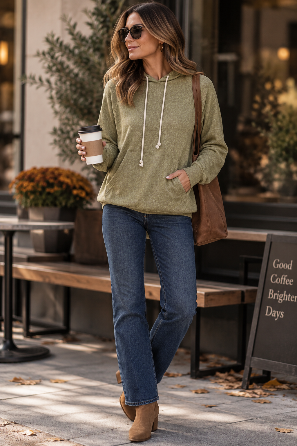Enya Brushed Hacci Lounge Hoodie