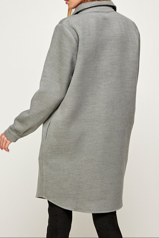 Nylah Oversized Button Down Jacket