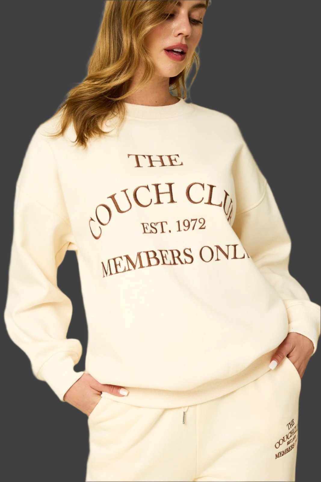 Hilda "The Couch Club" Fleece Sweatshirt