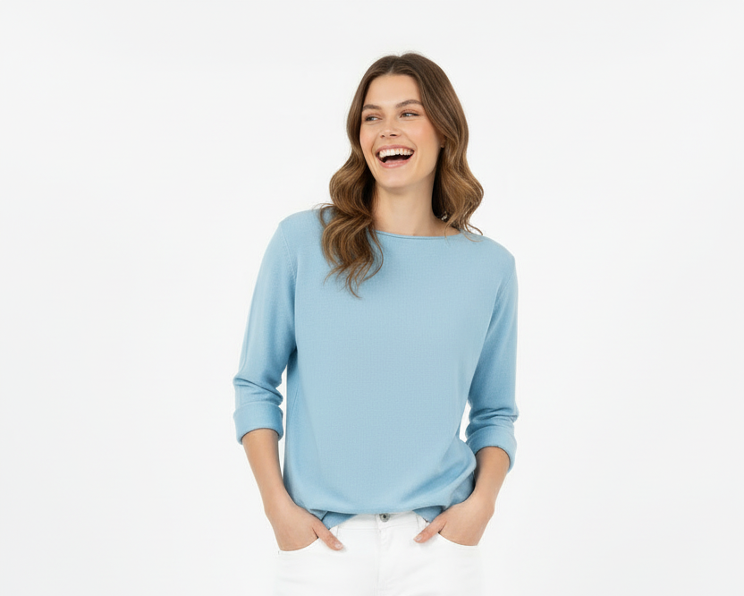 Lucia light weight long sleeve top
