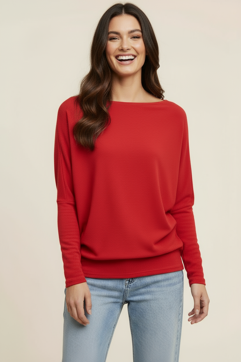Birgitta Off The Shoulder Dolman Sleeve Tunic