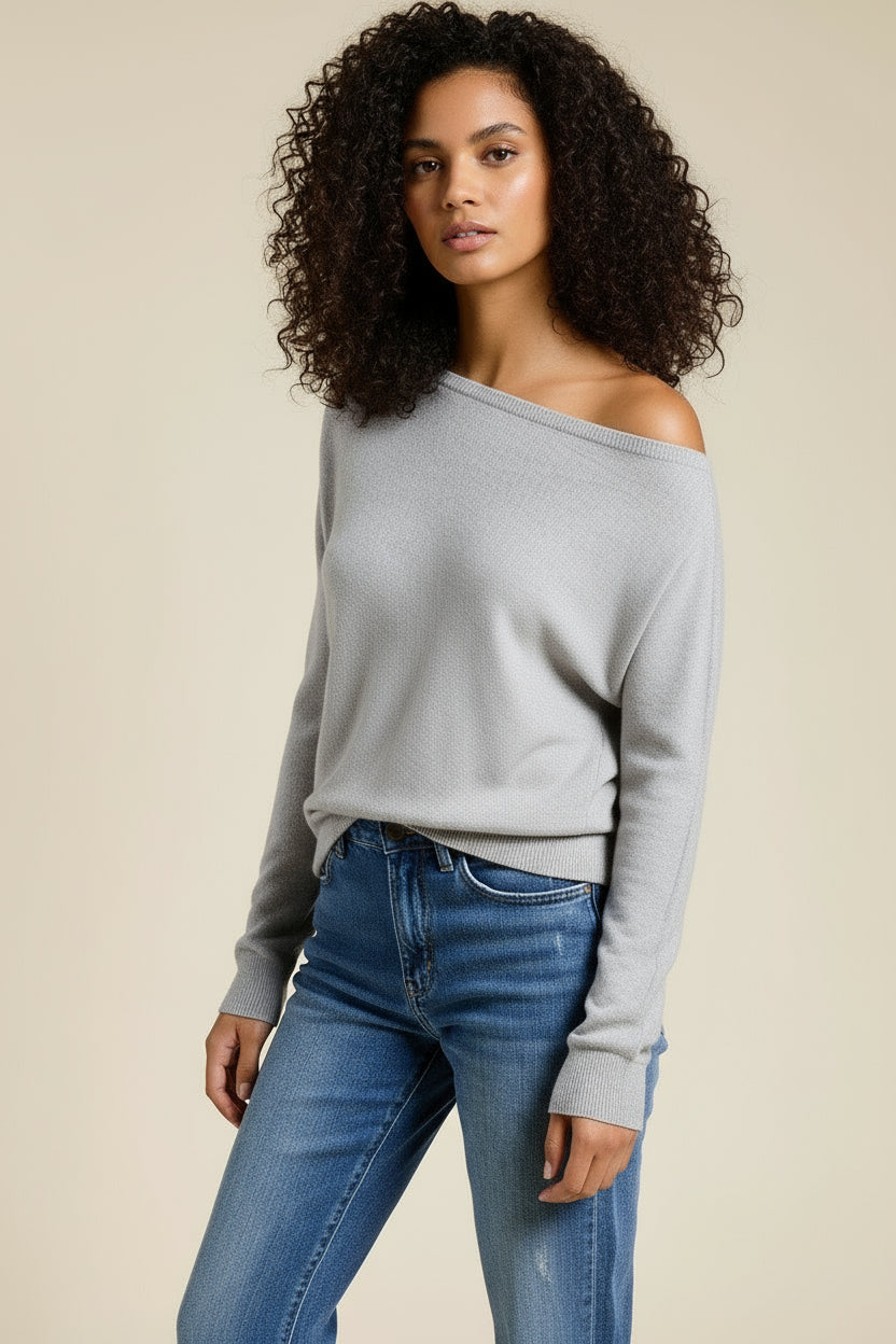 Ciara Off Shoulder Long Sleeve Top