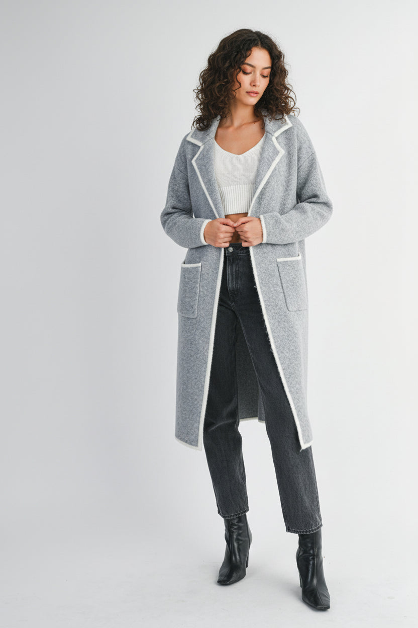 Cassidi Collar Sweater Jacket