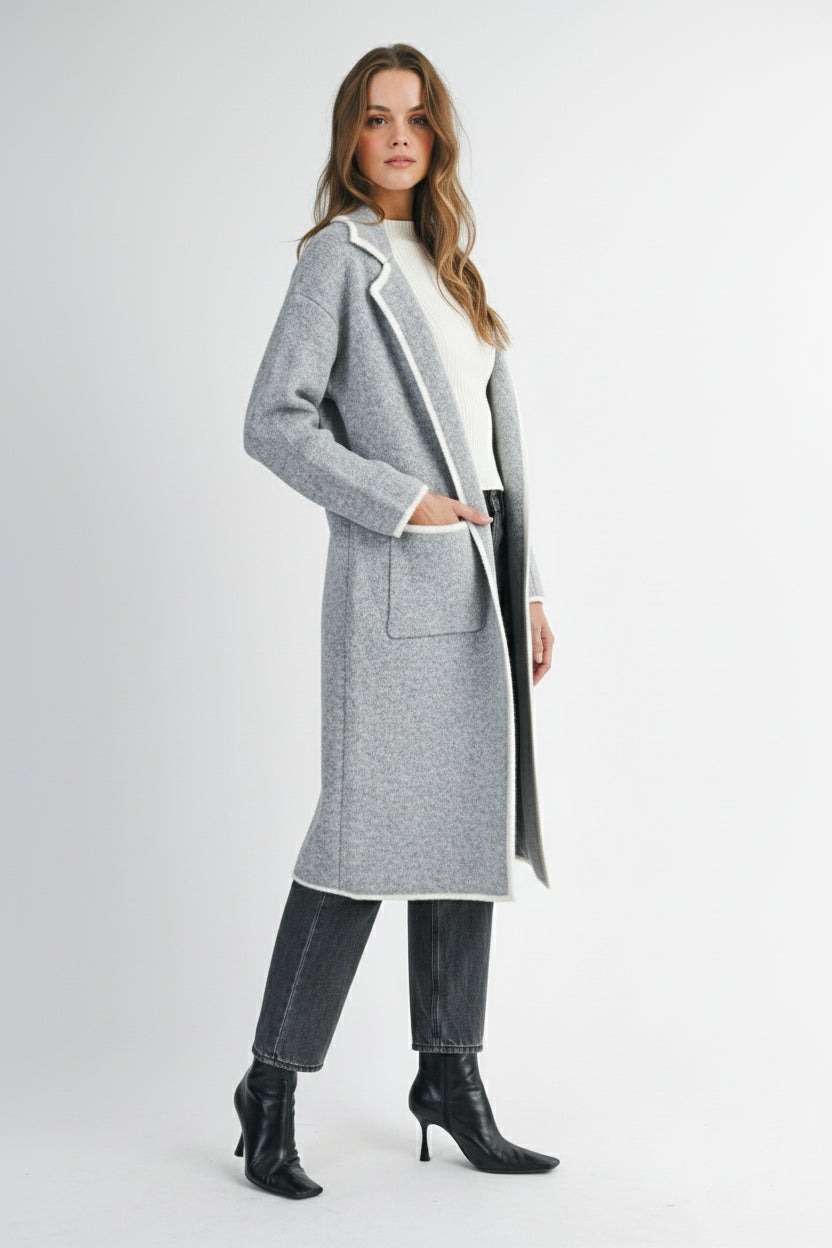 Cassidi Collar Sweater Jacket