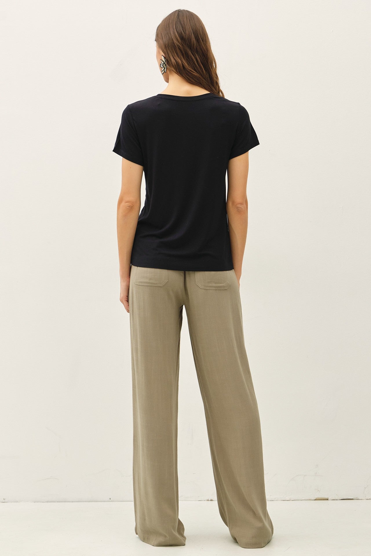 Farah Bamboo/Modal Round Neck Tee