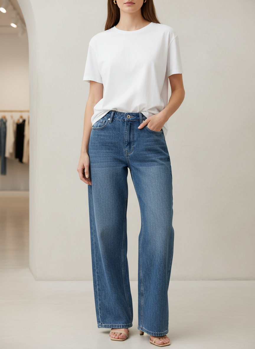 Anneli Comfy Slim Semi Barrel Pants
