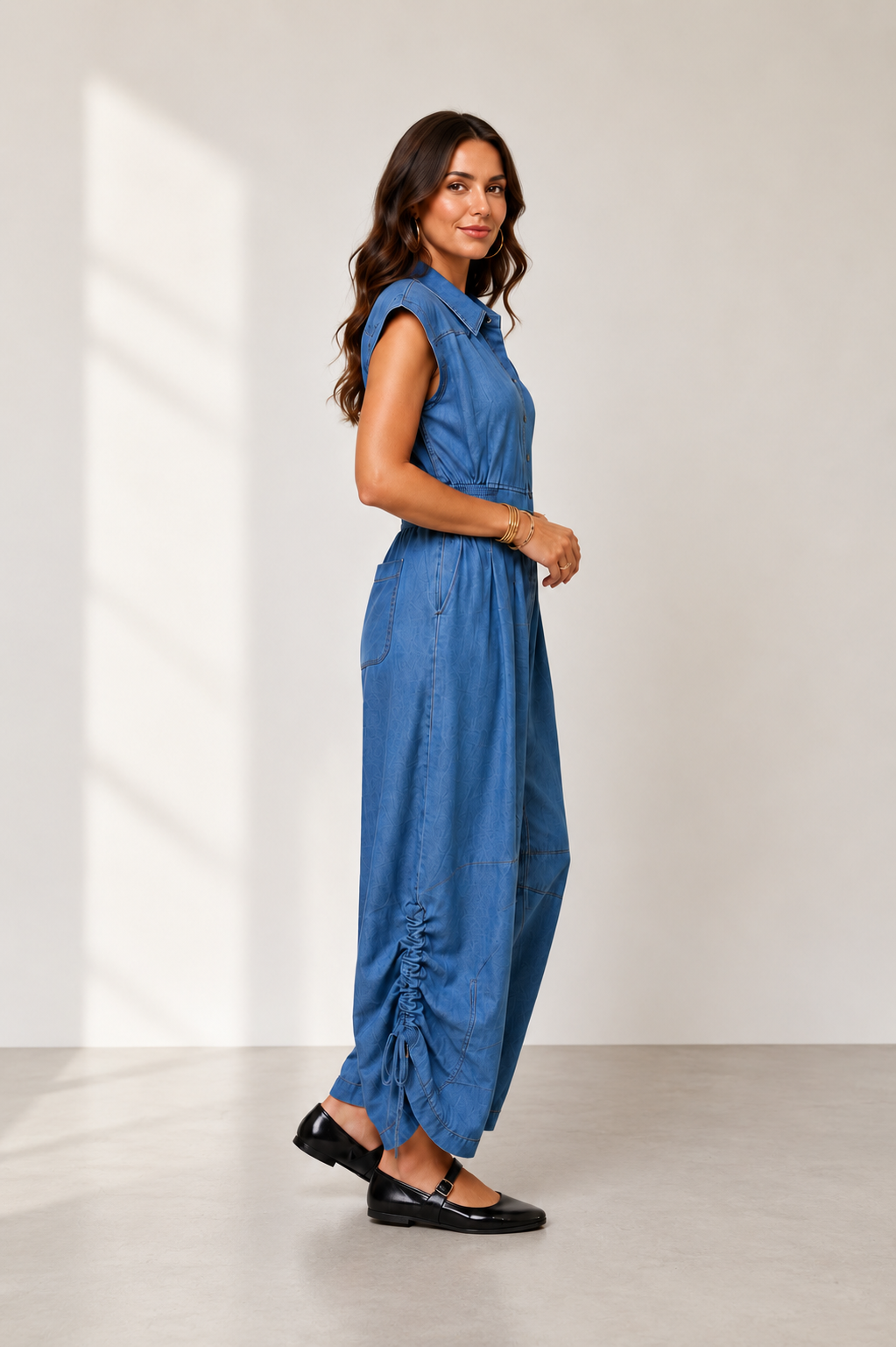 Free me Chambray Jumpsuit