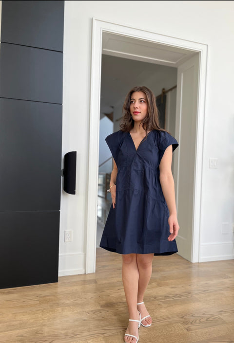 Sardina Sleeveless Tiered Mini Dress