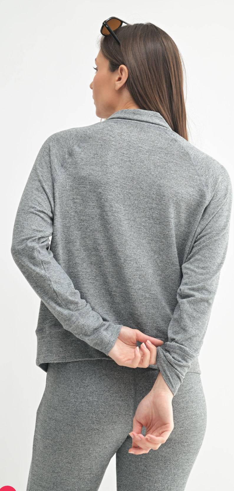 Tara Brushed Hacci Cowl Neck Top