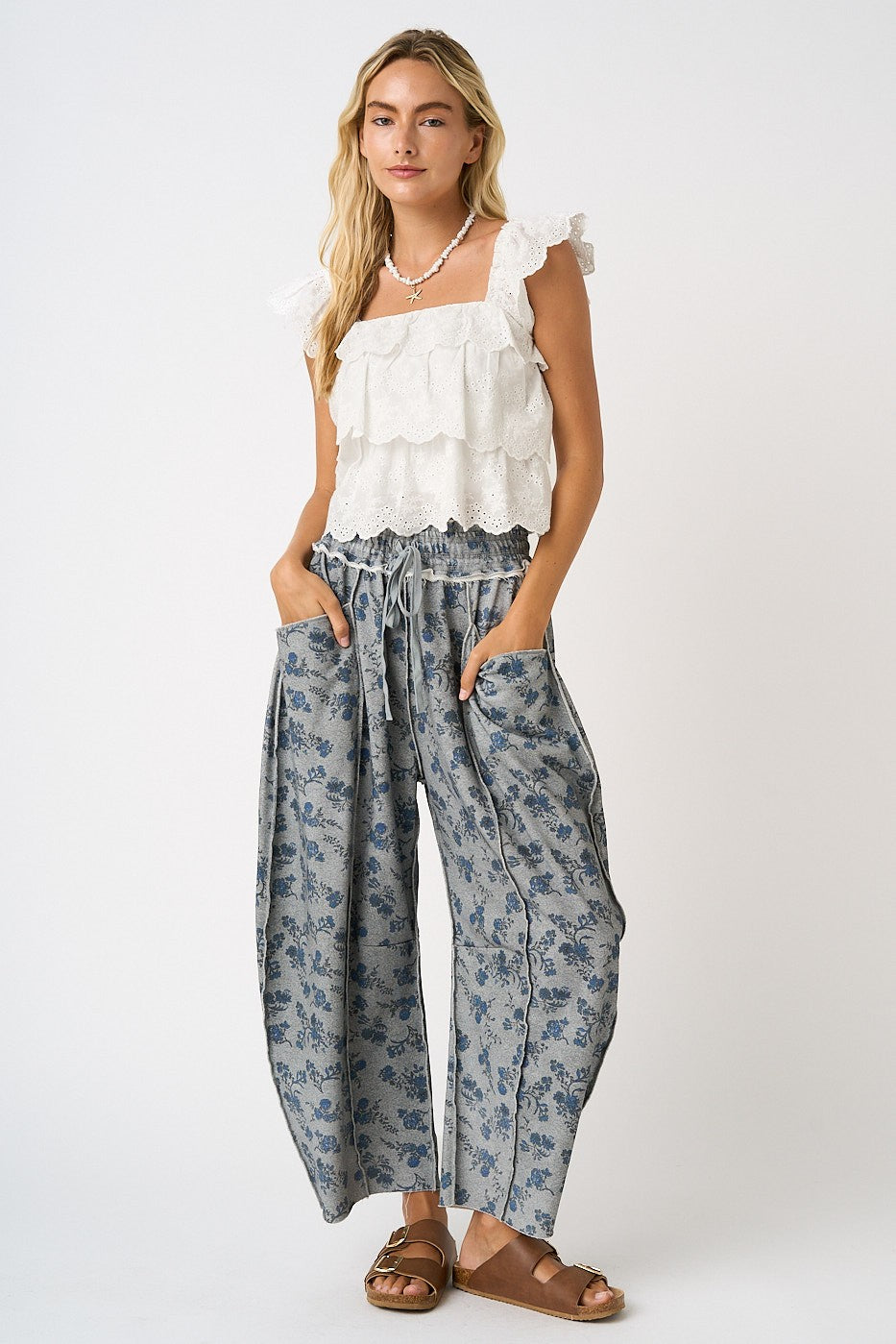 Giulia Floral Print Lounge Pant