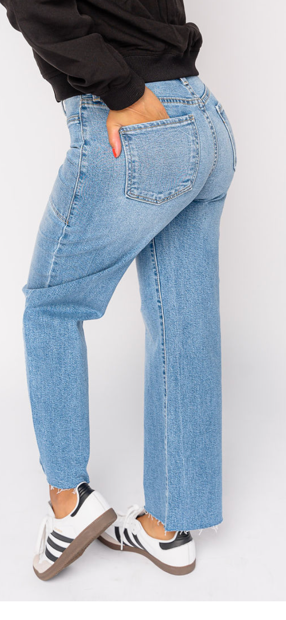 Renata High Rise Utility Wide Leg Pant