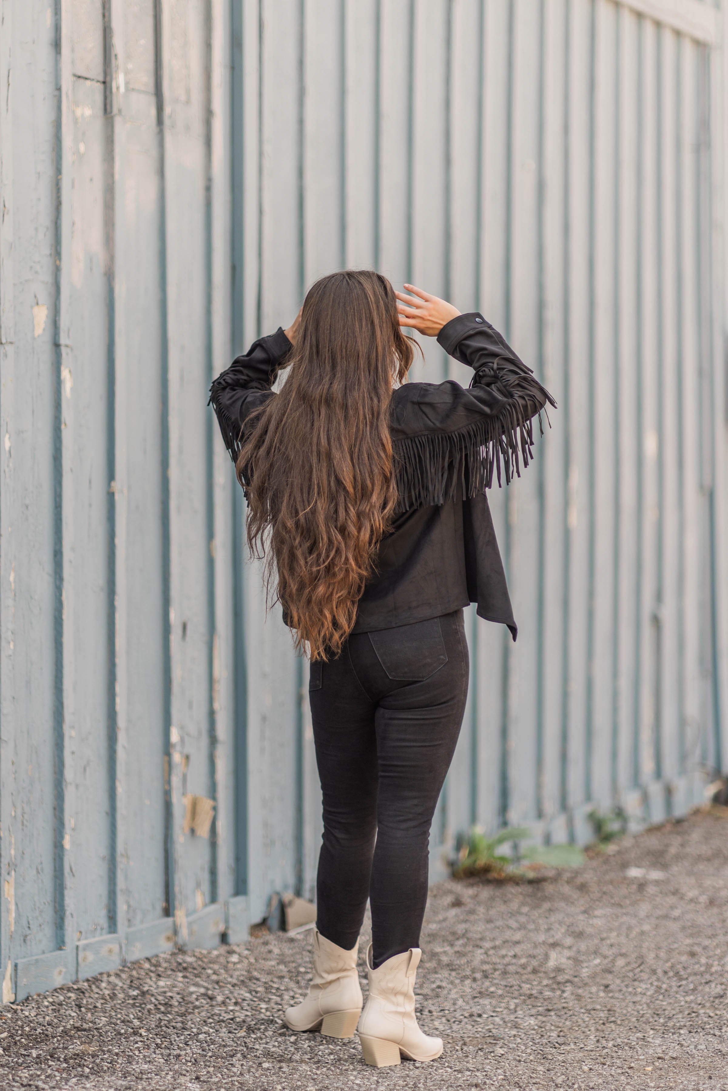 Montanna Microsuede Fringe Jacket