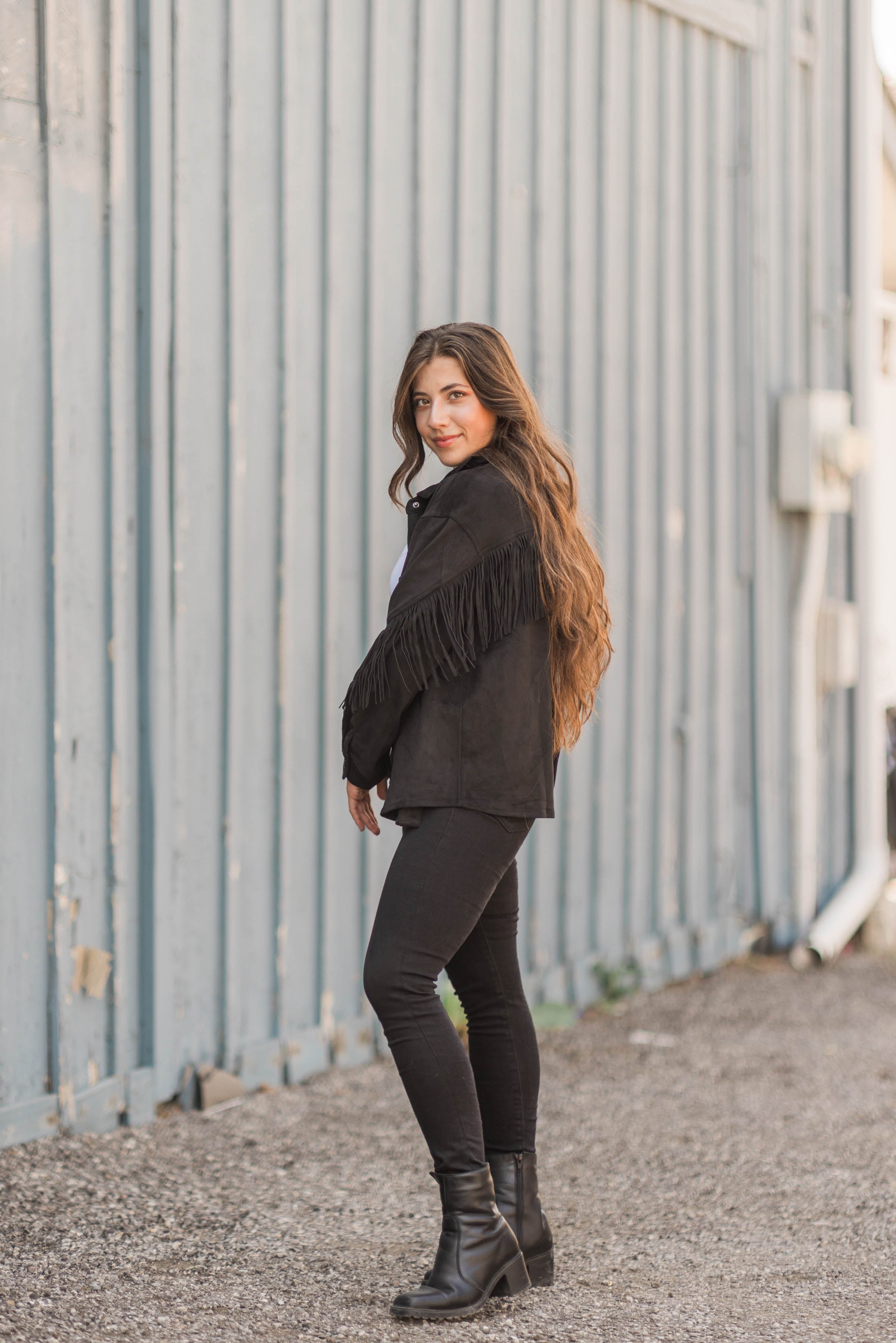 Montanna Microsuede Fringe Jacket