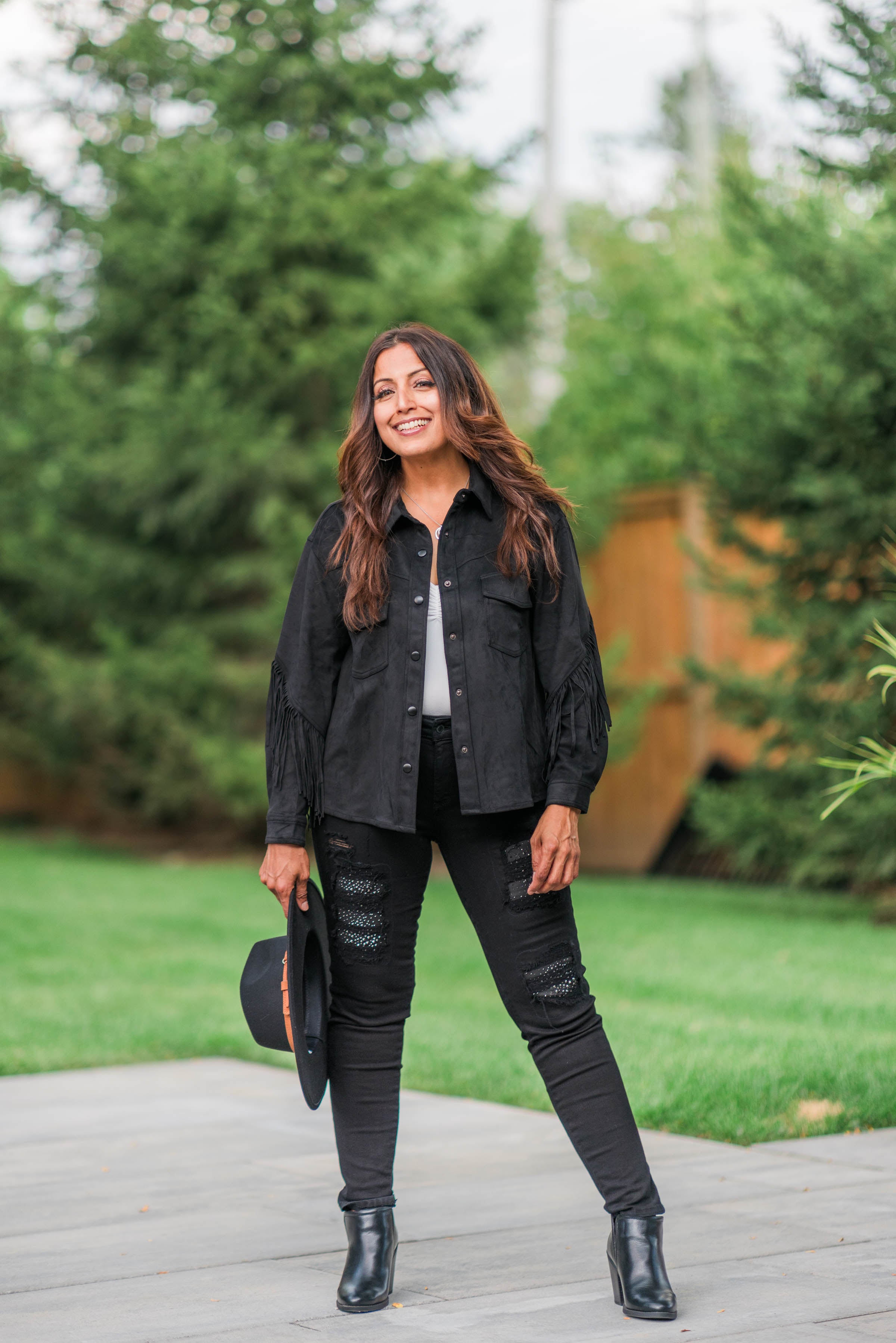 Montanna Microsuede Fringe Jacket