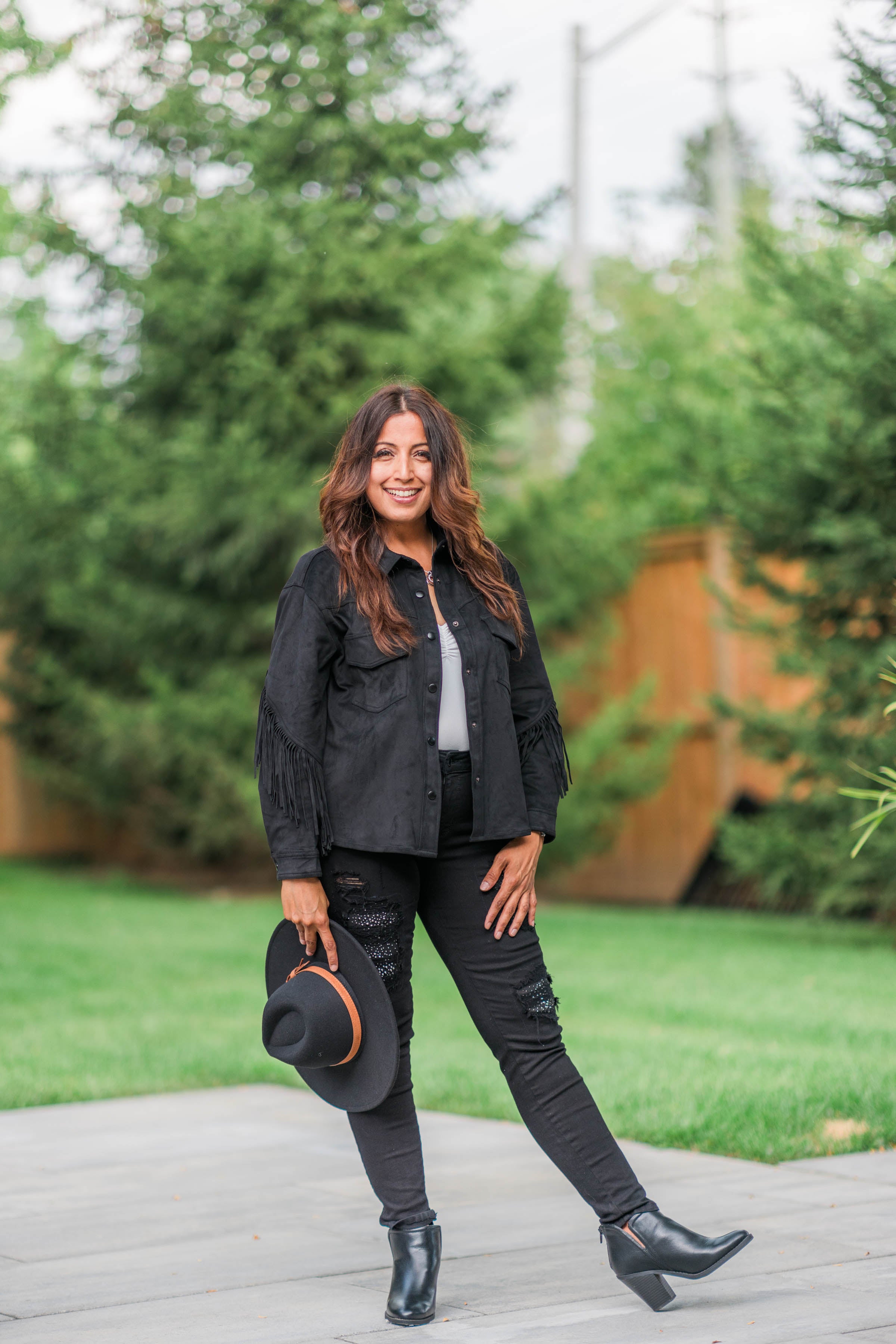 Montanna Microsuede Fringe Jacket