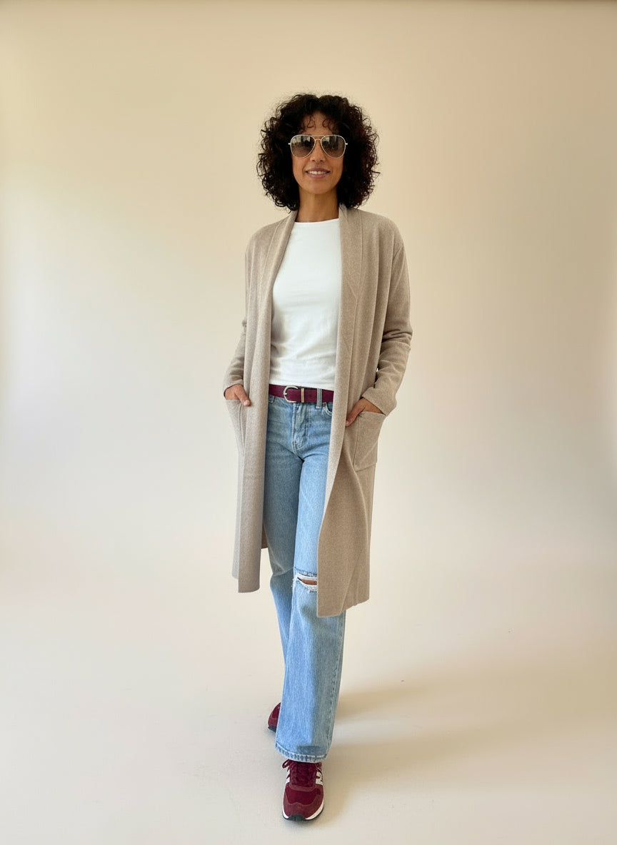 Maya Open Front Cardigan