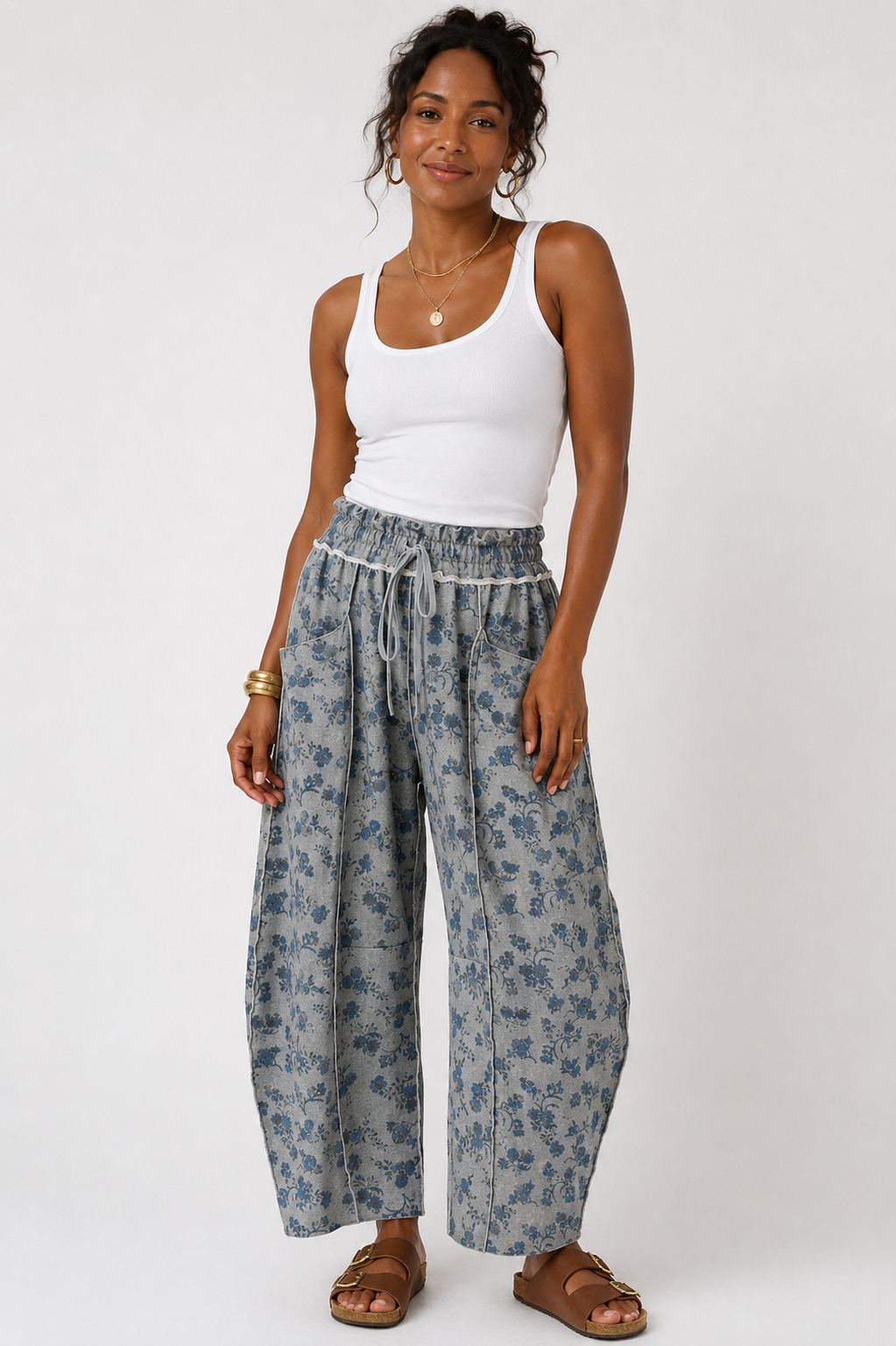 Giulia Floral Print Lounge Pant