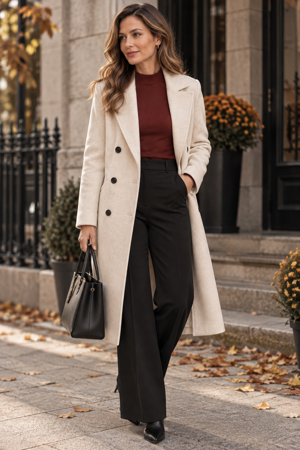 Shaih Mock Neck Long Sleeve Sweater Knit Top