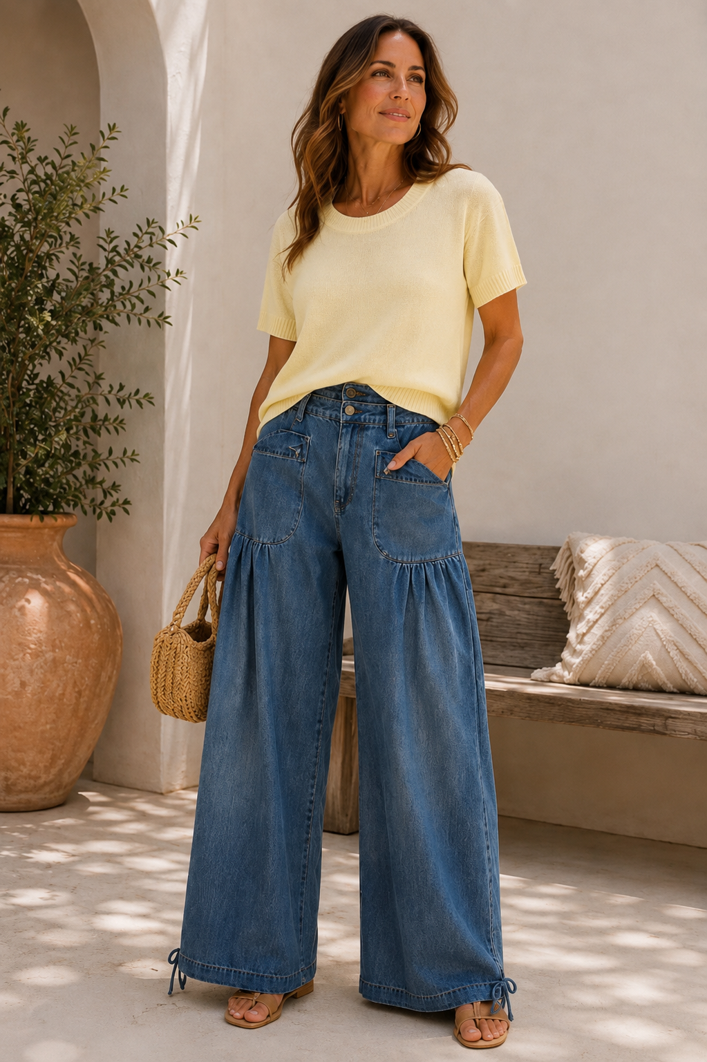 Liona Lotus Balloon Jeans