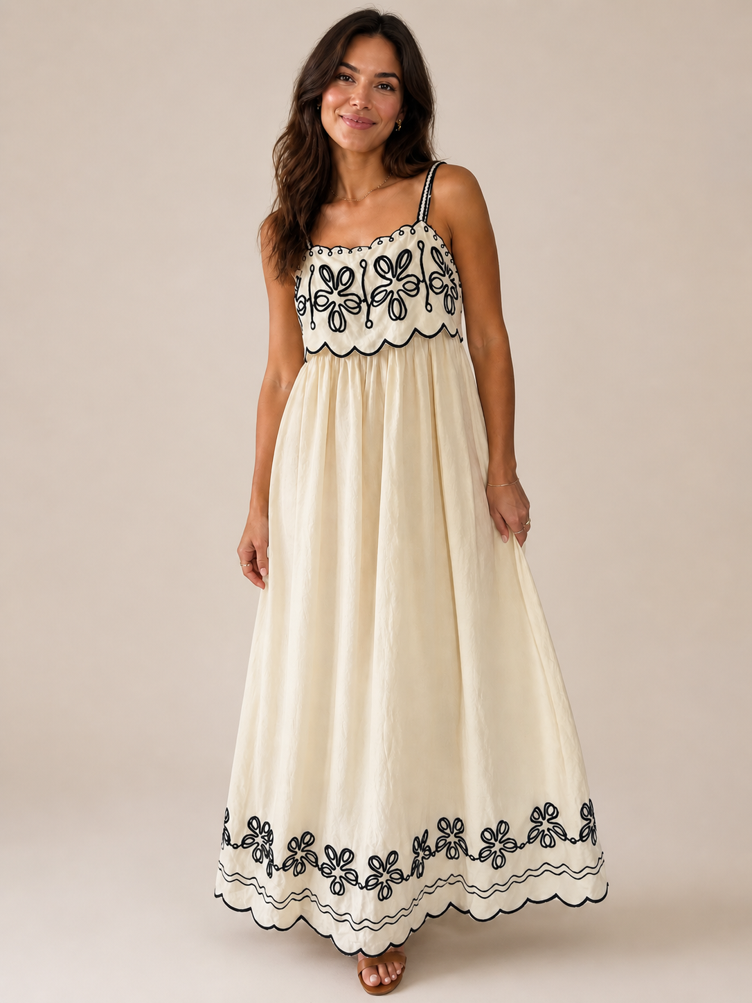 Kerala Embroidered Maxi Dress