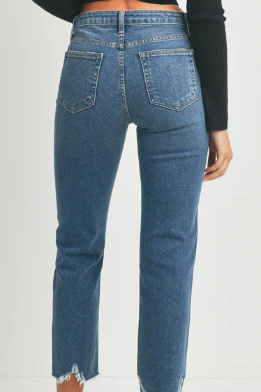 JUST BLACK Justine Vintage Straight Leg Jeans