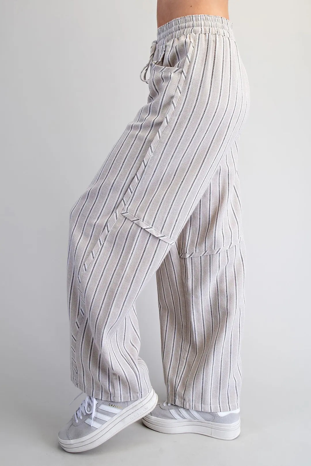 Kenya Straight Leg Striped Pants