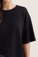 Aneesa Scallop Lace Hem Knit Top
