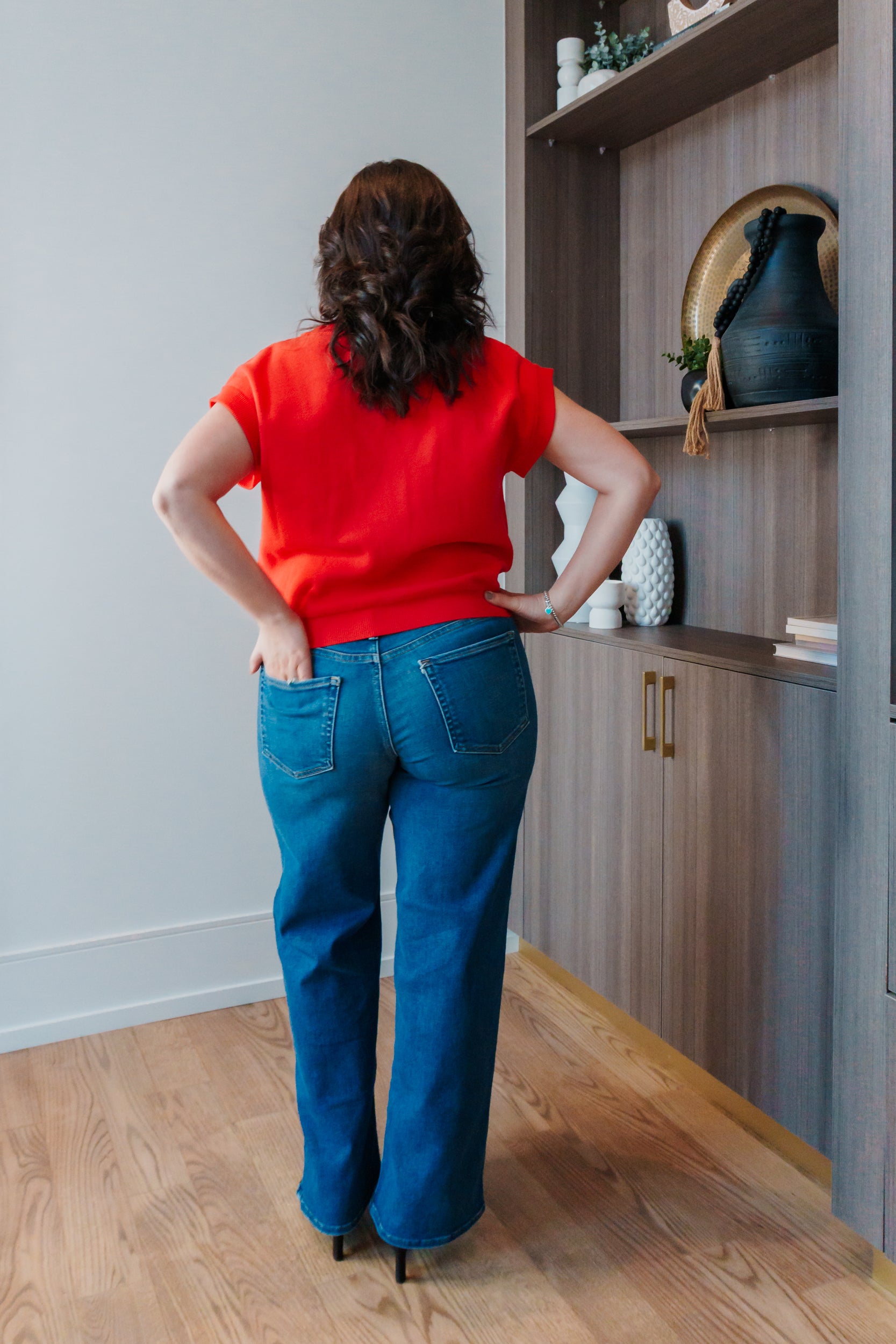 Irene Loose Straight Leg Jeans with Regular Hem