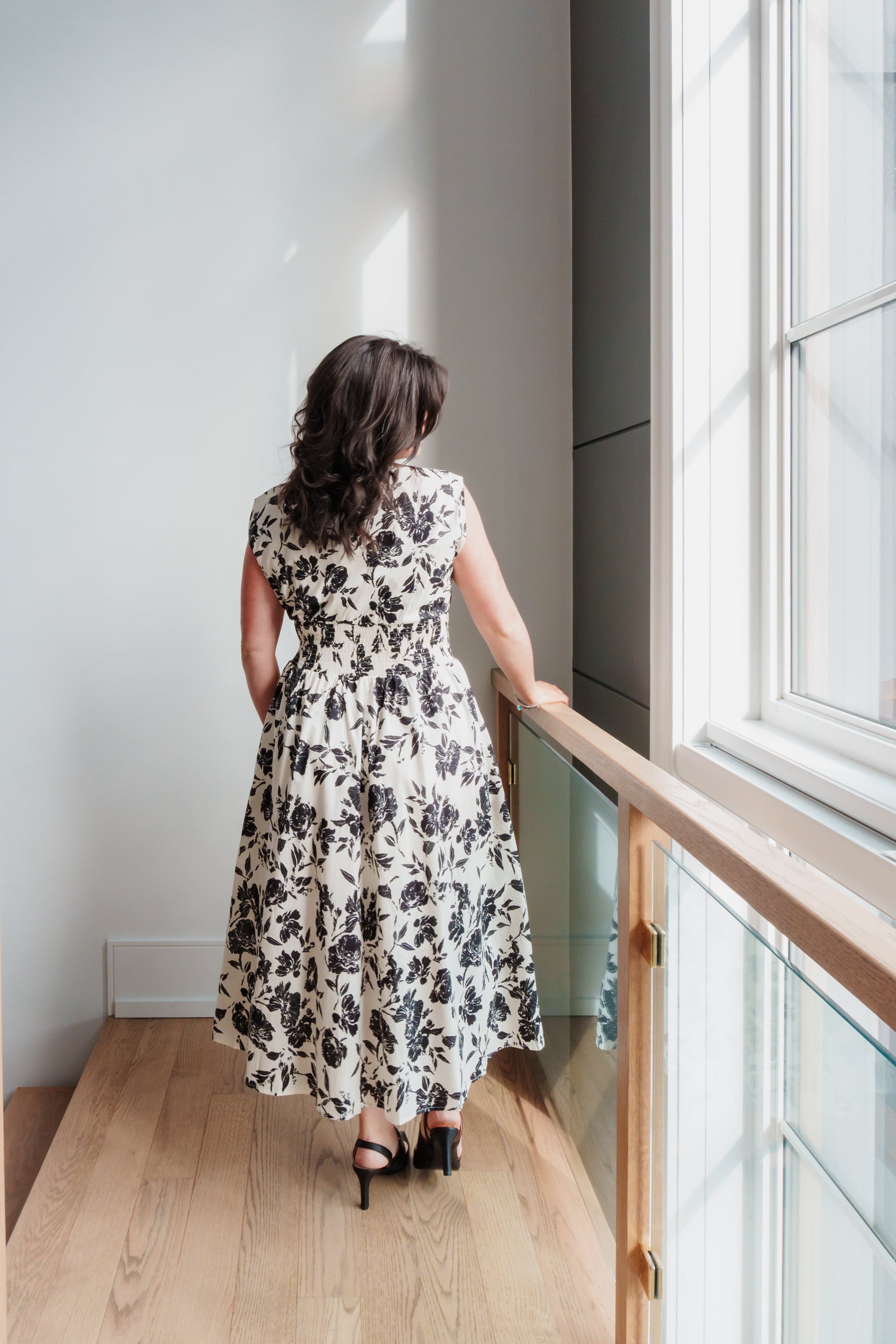 Alecia Floral Zip Dress