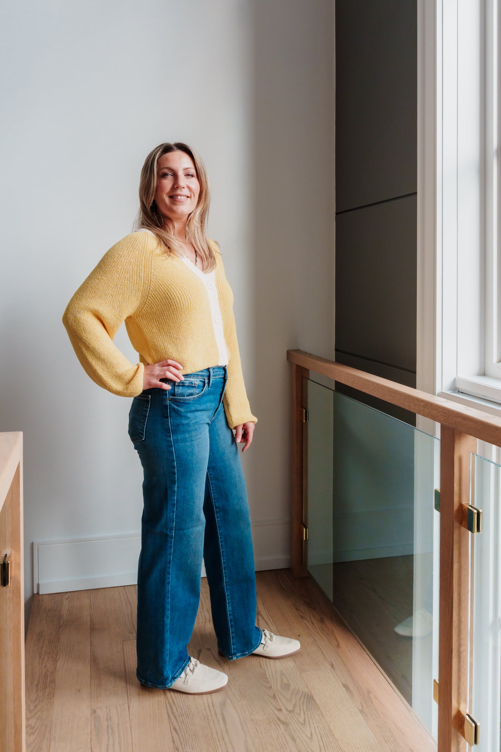 Irene Loose Straight Leg Jeans with Regular Hem