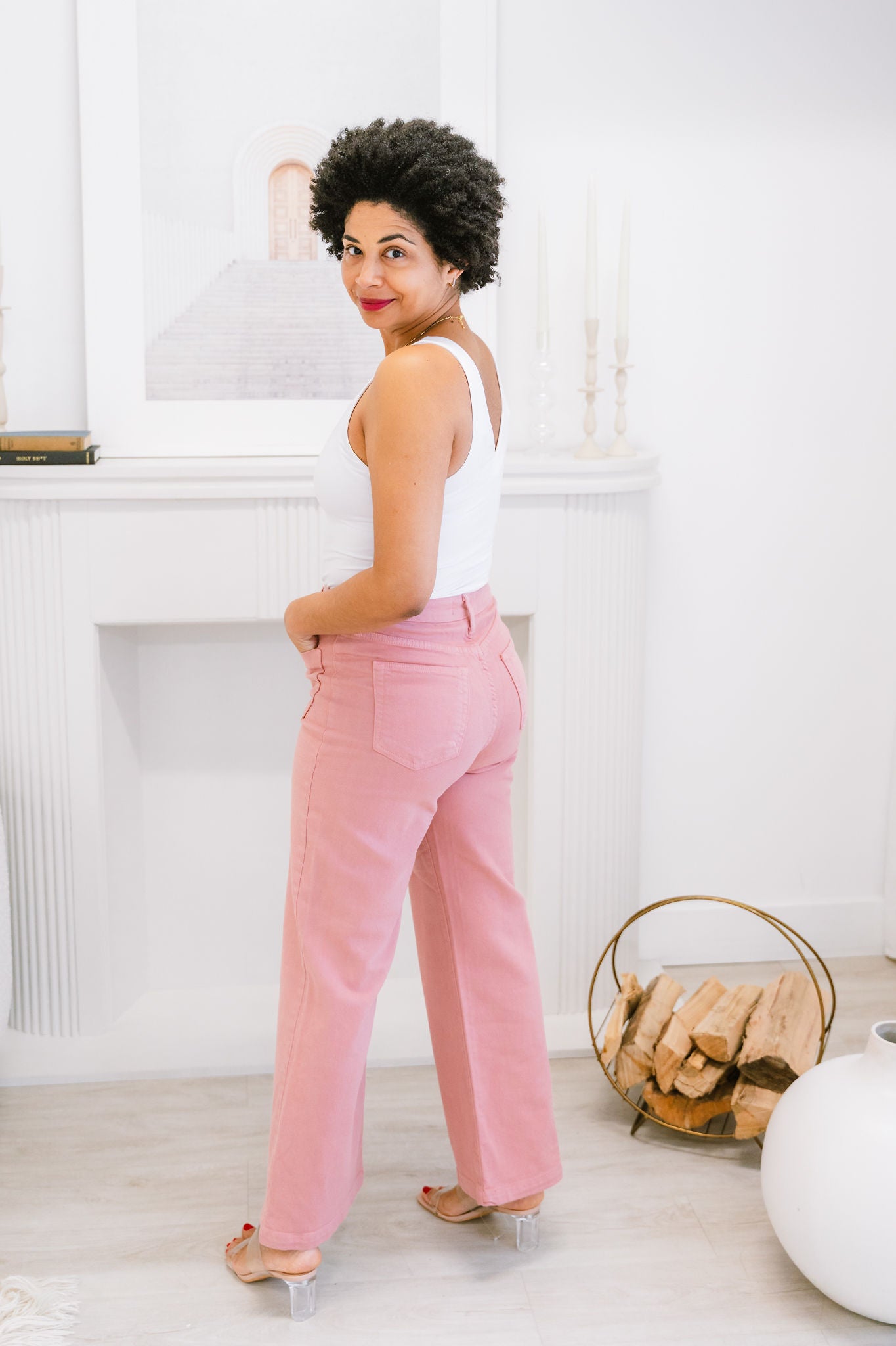 Atlas Patch Pocket Wide Leg Jeans