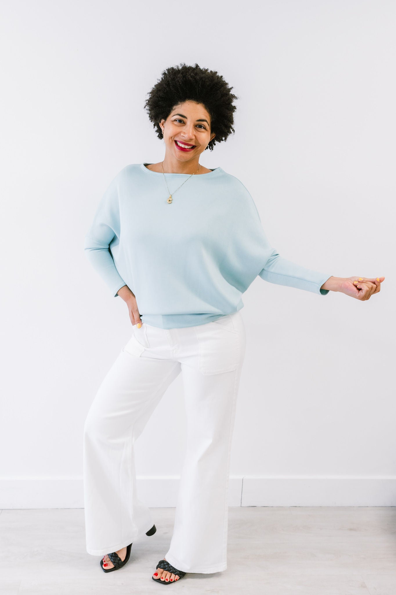 Lennox Patch Pocket Wide Leg Flare Jeans