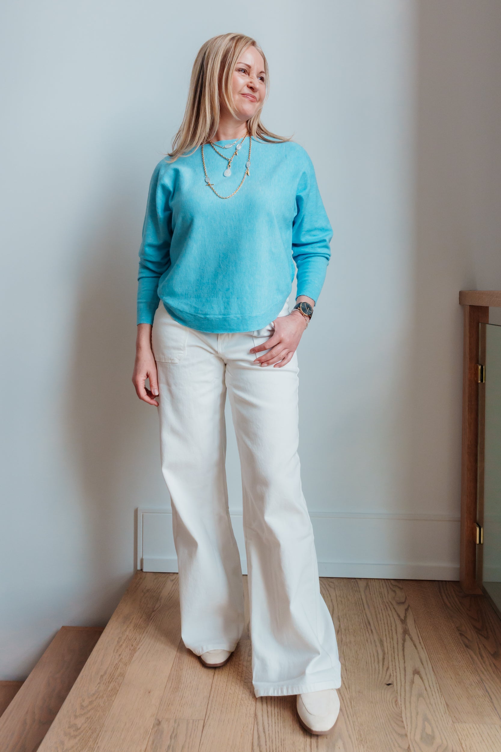 Lucia light weight long sleeve top