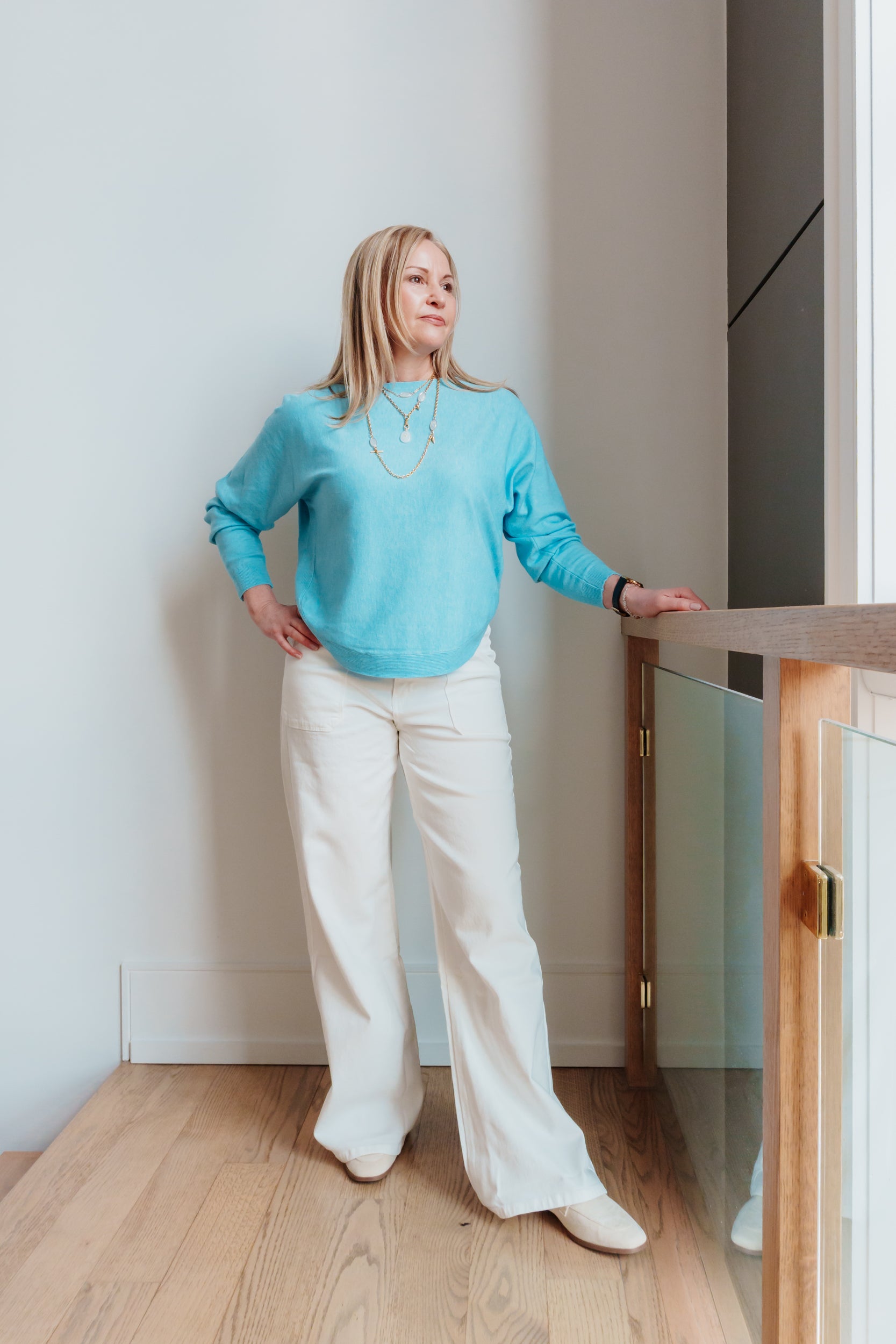 Lucia light weight long sleeve top