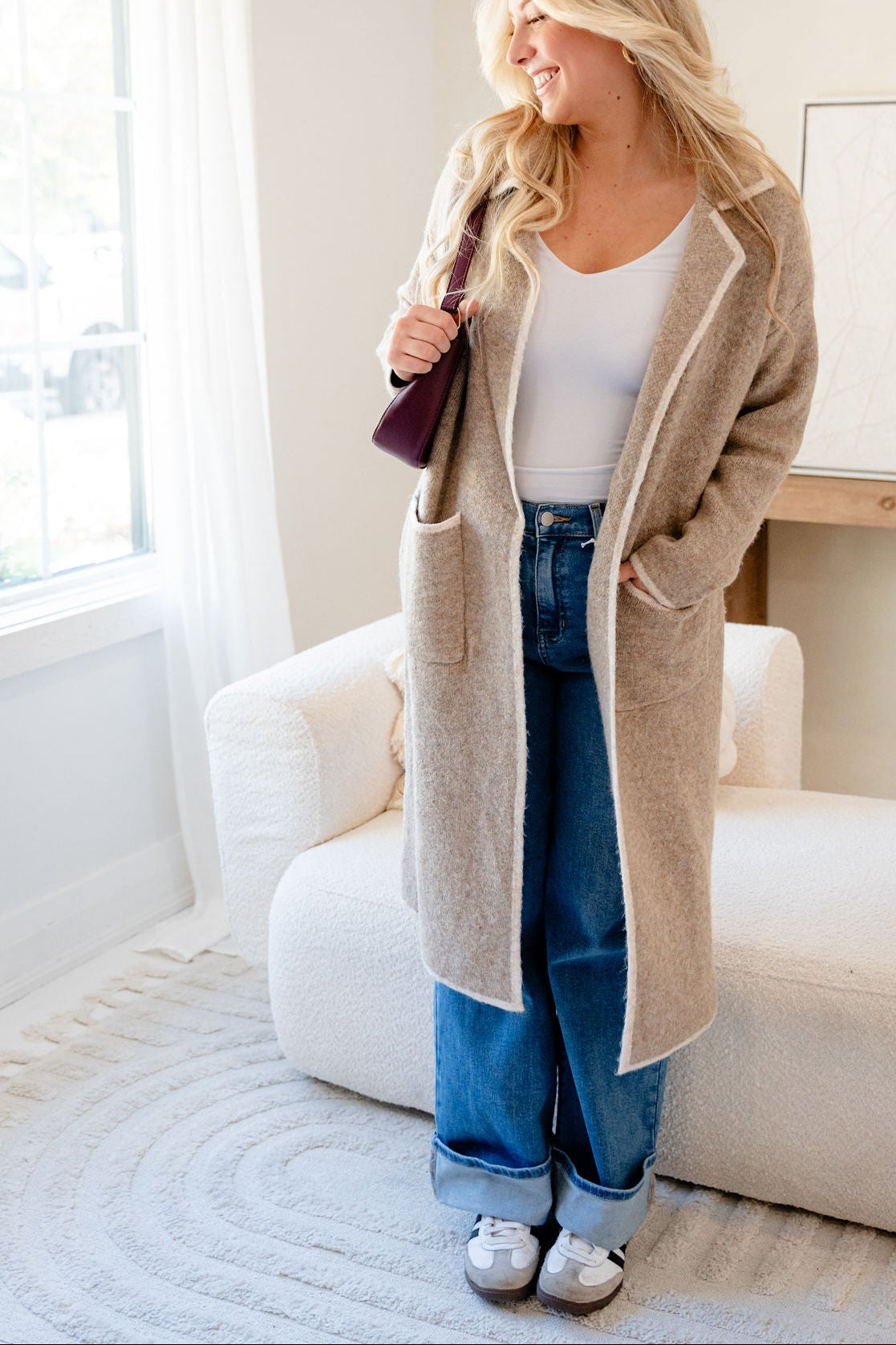 Cassidi Collar Sweater Jacket