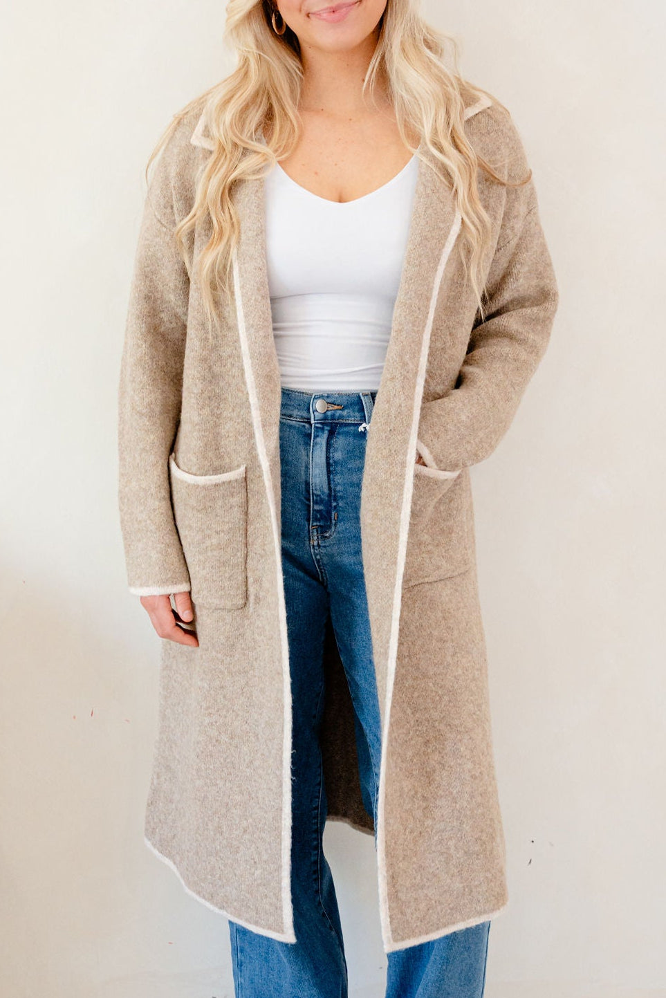 Cassidi Collar Sweater Jacket