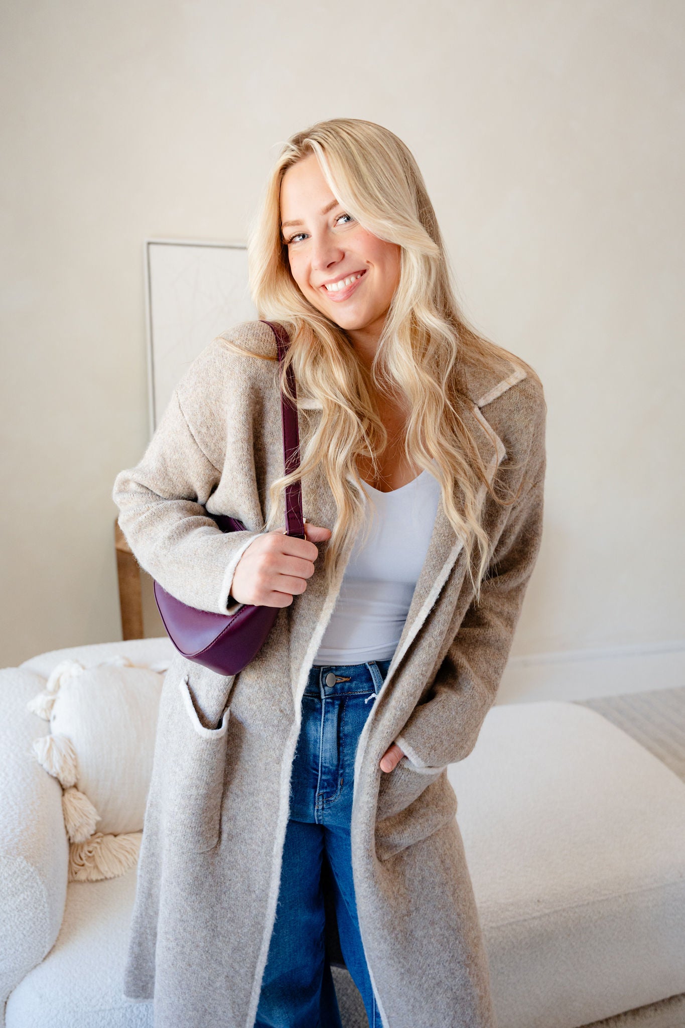 Cassidi Collar Sweater Jacket