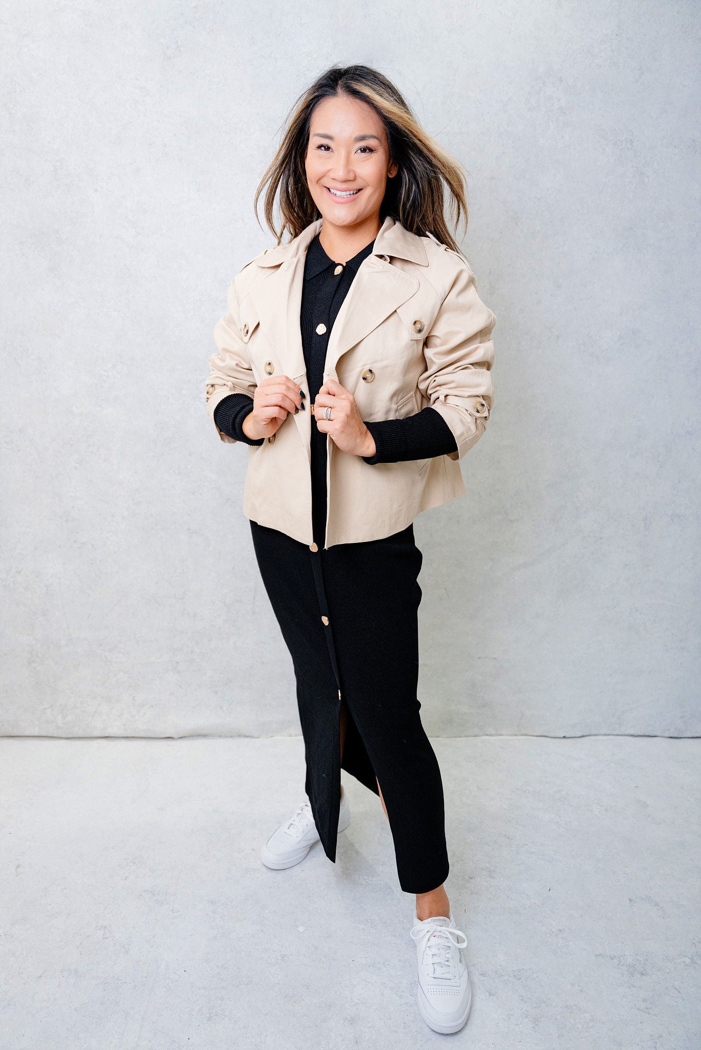 Fiona Front Button Sweater Dress