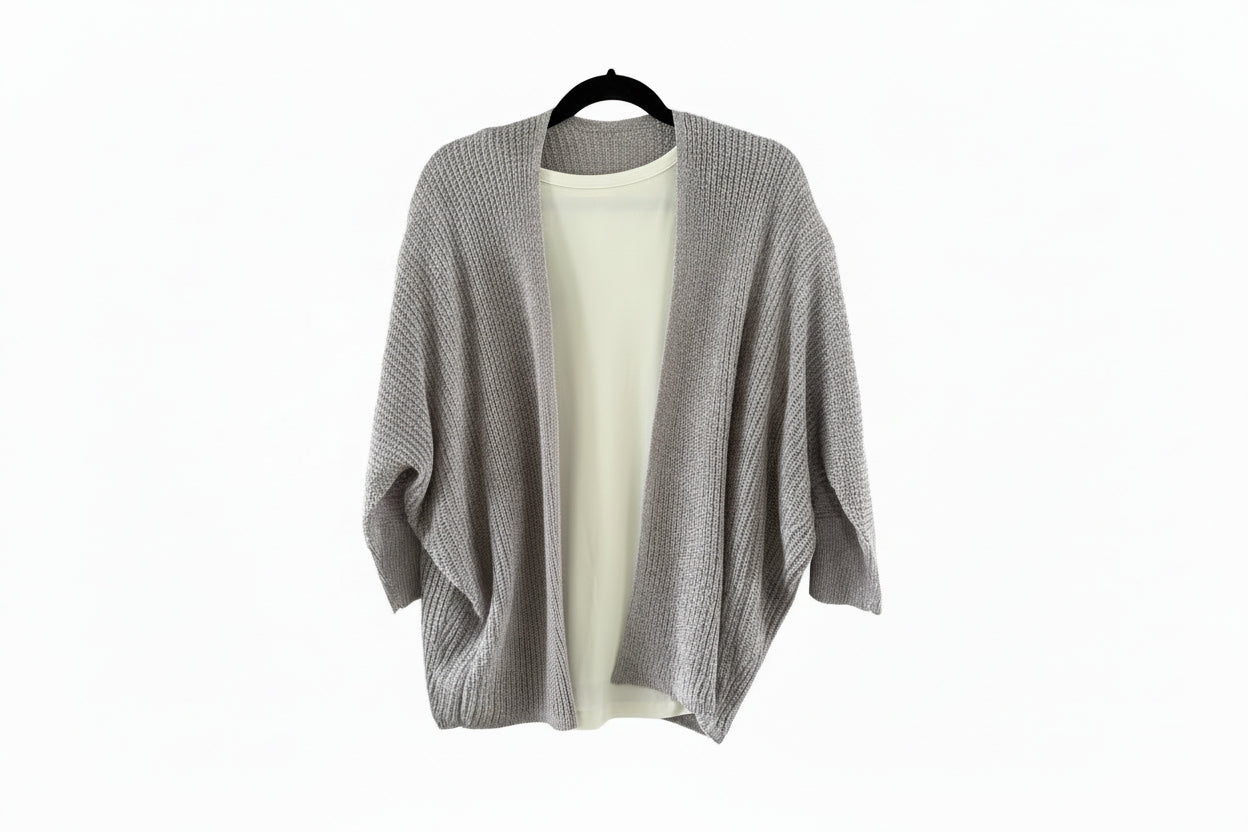 Aya Dolman Sleeve Open Front Cardigan