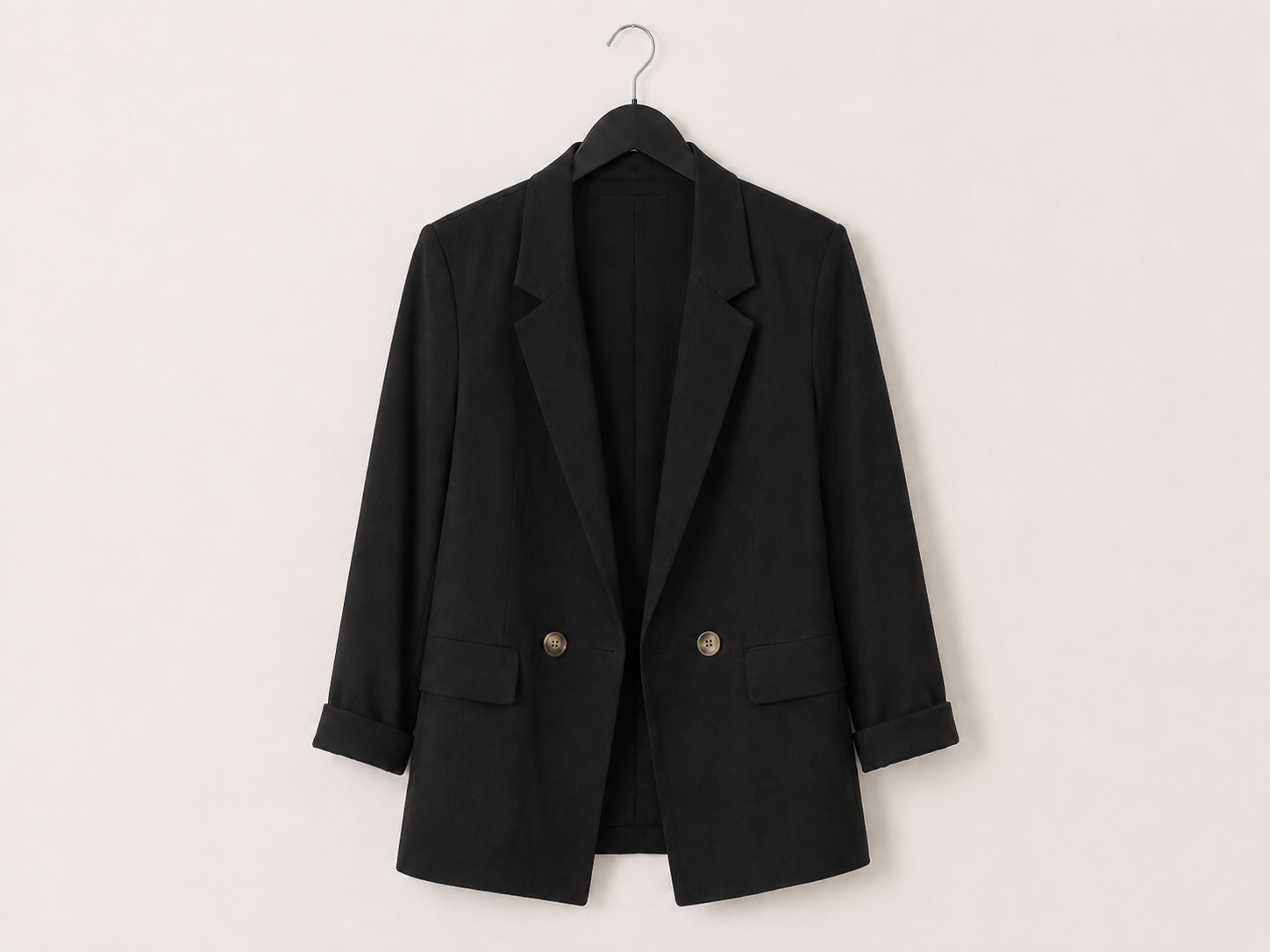 Avita 3/4 Cuff Sleeve Collared Blazer