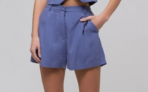 Chloe High Waist Chino Shorts