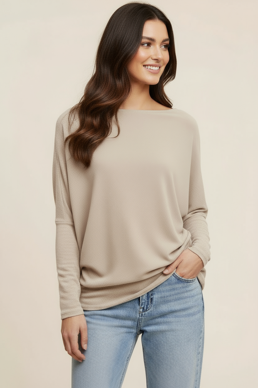 Birgitta Off The Shoulder Dolman Sleeve Tunic