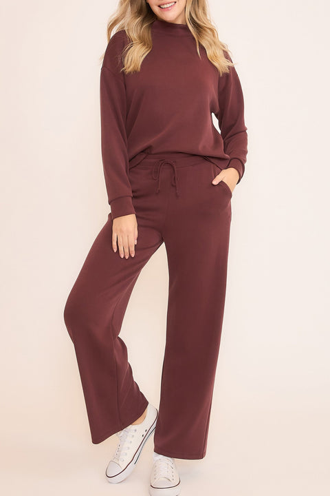 Holly Round Neck Scuba Sweatshirt