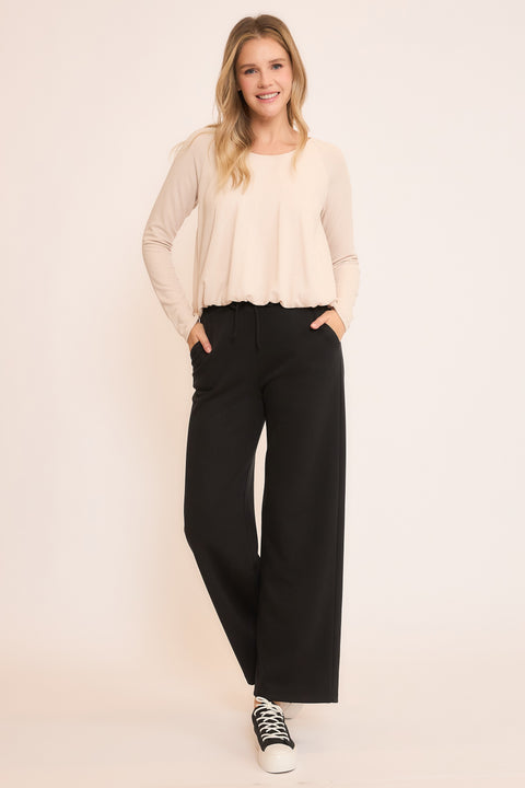 Polly Soft as a cloud  Wide Leg Pant with Pockets