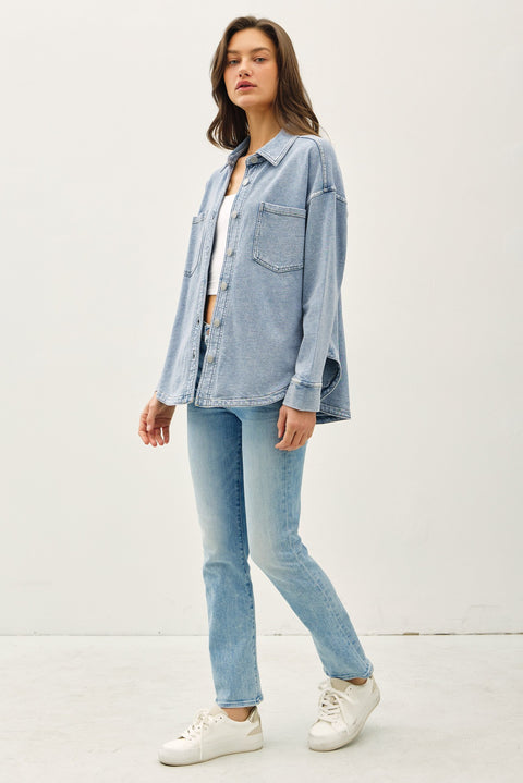 Got This Jean Shacket