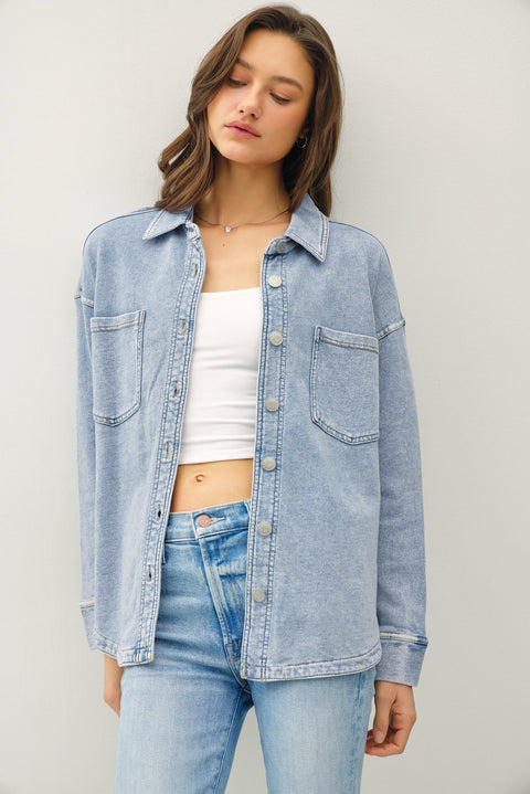 Got This Jean Shacket