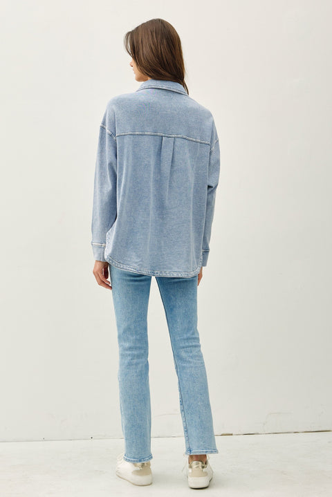 Got This Jean Shacket