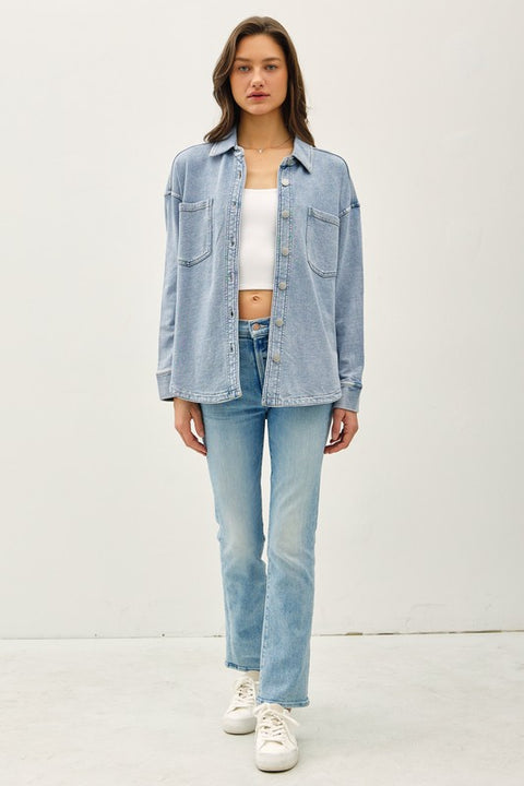 Got This Jean Shacket