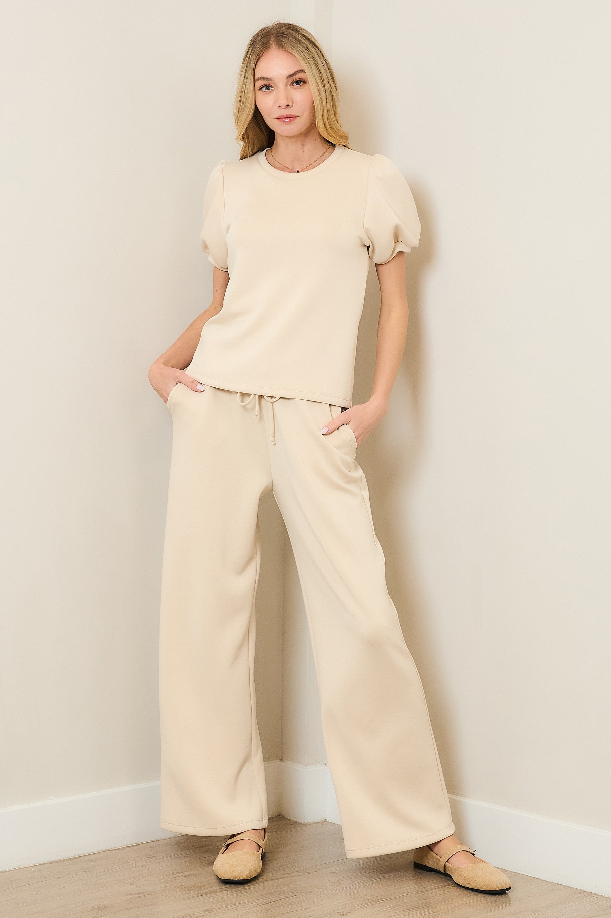 Talbie Techno Suave Puff Short Sleeve Top