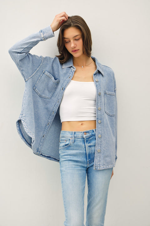 Got This Jean Shacket